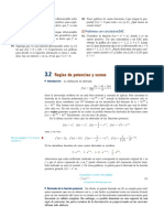 3.2 Reglas de Potencias y Sumas