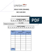 Pba4805 Exam Answer Sheet