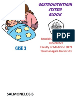 Gastrointestinal System Block: Case 3