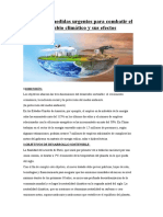 Adoptar Medidas Urgentes para Combatir El Cambio Climático y Sus Efectos