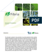 Fibria Corporate Presentation Ago 2011