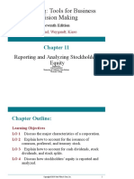 Kimmel Acct 7e Ch11 Reporting and Analyzing Stockholders Equity