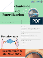 Desinfectantes de Alto Nivel y Esterilización