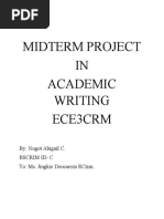 Project Academic Writimg