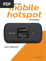 Moxee Mobile Hotspot User Manual