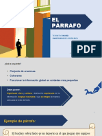 Tutoría 4 Presentación El Párrafo