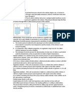 Osmosis and Osmotic Pressure