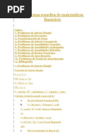 Problemas Resueltos de Matemáticas Financiera