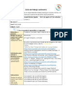 Guía de Trabajo Autónomo 3° Agosto