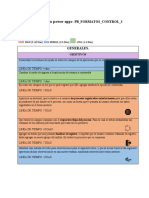 Plan de Trabajo Power Apps - PB - FORMATOS - CONTROL - 2