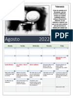 Calendario de Reflexiones Completo Enmendado 2022-2023