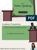 Public Speaking