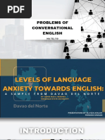 Problems in Conversational English