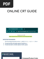 Online CRT Guide