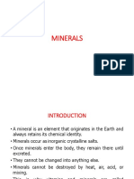 Minerals