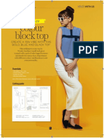 SEW MAG Colour - Block - Top Style YSL Mondrian