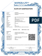 WIPERAPP - Sample Data Wiping Certificate