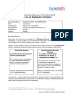 Informe de Evaluación Individual