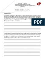 Prueba 1 Auditoria Ii - Tema Auditoria A Cuentas Por Cobrar e Inventario