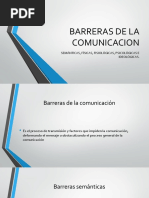 Barreras de La Comunicacion