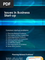 Lesson 9 Issues in Business Start-Up