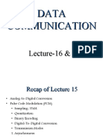 DC-Lec-16 &17 (Digital To Analog Encoding)