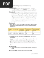 Math 131 - Pre-Calculus II - Trigonometry and Analytic Geometry