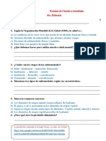 Examen de Ciencia y Tecnología