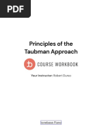 Principles of The Taubman Approach - Robert Durso - Tonebase Workbook 04.18.23