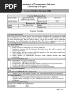 MGT-203 Legal and Regulatory Framework For Business