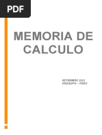 Memoria de Calculo Estructuras