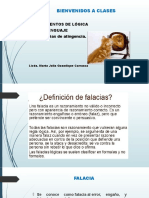 Diapositivas de Elementos de Lógica. Las Falacias de Atingencia. 12 de Marzo de 2022 Bloque 2