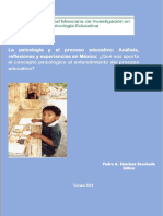 Cap Libro La Psicología y El Proceso Educativo Análisis, Reflexiones y Experiencias en México