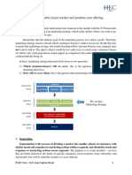 Module 3 - Select A Valuable Target Market and Position Your Offering