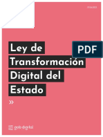 Ley de Transformación Digital Del Estado