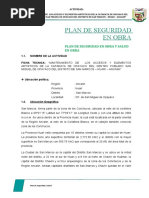 Plan de Seguridad y Salud