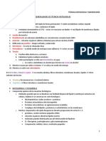 Técnica Histológica y Microscopía