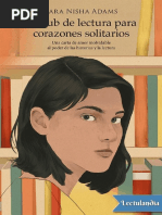 El Club de Lectura para Corazones Solitarios - Sara Nisha Adams