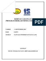 Kertas Cadangan Rehlah Minda