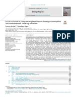 A Critical Review of Comparative Global Historical Energy Consumption and Future Demand The Story Told So Far