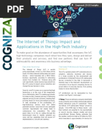 The Internet of Things Impact and Applications in The High Tech Industry Codex1223