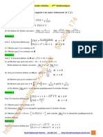 Continuité Et Limites 4ème Mathématiques