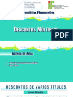 Matemática Financeira (Descontos Múltiplos)