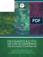 Fragmentacion Ecosistemas Ecuador Continental