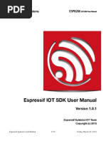 Espressif Esp8266 Iot SDK User Manual en v1.0.1