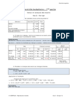 Le Contrôle Budgétaire - 1 Partie: Calcul Et Analyse Des Écarts