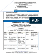 Agenda Semanal # 29 Del 14 Al 18 de Agosto - Comisiones Iip