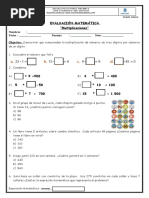 Evaluación N°1 Multiplicaciones