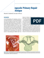 C 10 Myelomeningocele Primary Repair Surgical Technique: Hapter