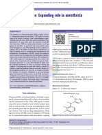 Dexmedetomidine Expanding Role in Anesthesia